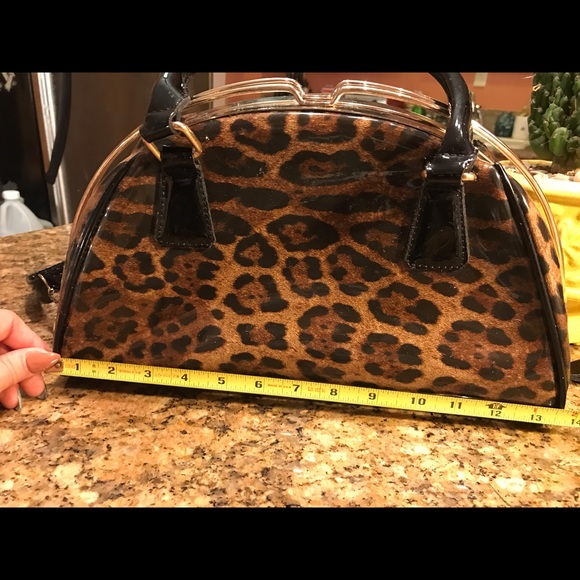 Super Unique Vintage Leopard PinUp style Purse - Picture 5 of 8